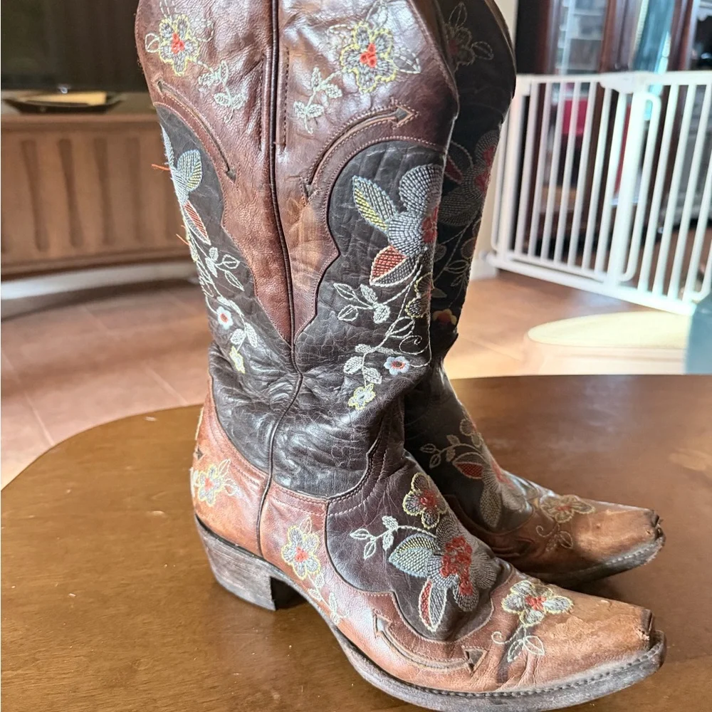 Old Gringo Bonnie FLORAL Western COWGIRL BOOTS - Picture 2 of 14